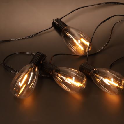 Brilagi - LED spoljašnja girlanda 10xLED/3xAA 3,2m IP44 topla bela