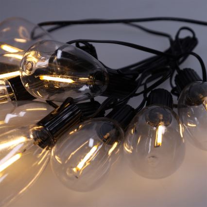 Brilagi - LED spoljašnja girlanda 10xLED/3xAA 3,2m IP44 topla bela