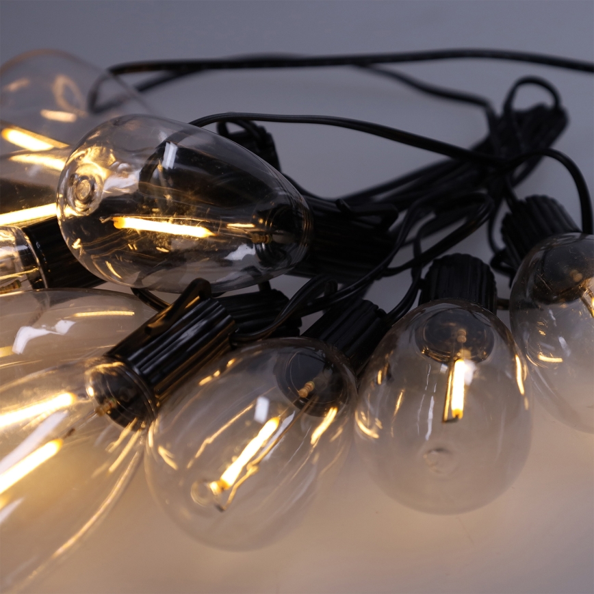 Brilagi - LED spoljašnja girlanda 10xLED/3xAA 3,2m IP44 topla bela