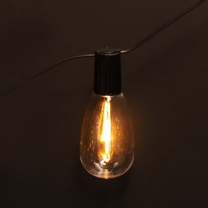 Brilagi - LED spoljašnja girlanda 10xLED/3xAA 3,2m IP44 topla bela