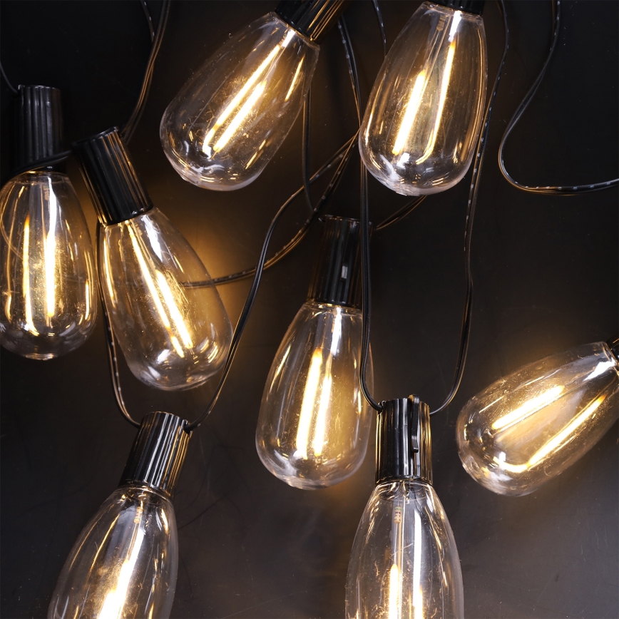 Brilagi - LED spoljašnja girlanda 10xLED/3xAA 3,2m IP44 topla bela