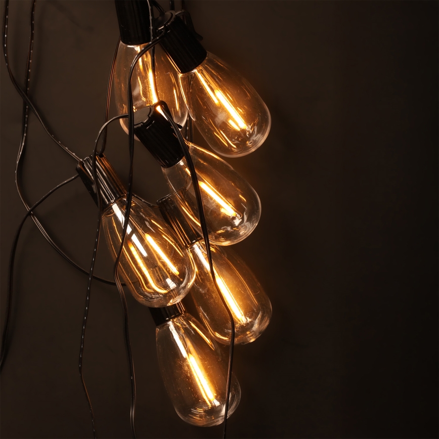 Brilagi - LED spoljašnja girlanda 10xLED/3xAA 3,2m IP44 topla bela