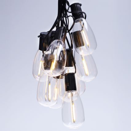 Brilagi - LED spoljašnja girlanda 10xLED/3xAA 3,2m IP44 topla bela