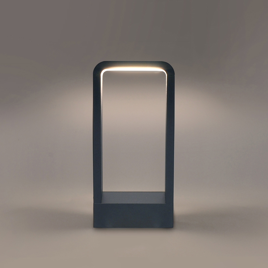 Brilagi - LED spoljašnja lampa BARI LED/7W/230V 3000/4000/6000K antracit IP54 30 cm