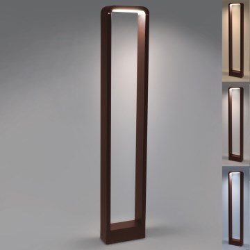 Brilagi - LED spoljašnja lampa BARI LED/7W/230V 3000/4000/6000K braon IP54 80 cm