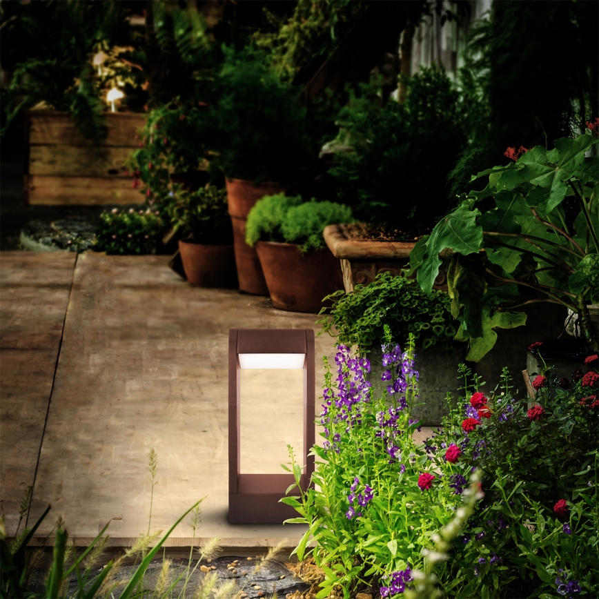 Brilagi - LED spoljašnja lampa CROTONE LED/7W/230V braon IP54 30 cm