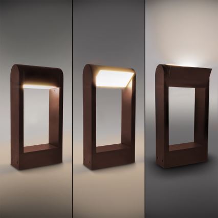 Brilagi - LED spoljašnja lampa CROTONE LED/7W/230V braon IP54 30 cm