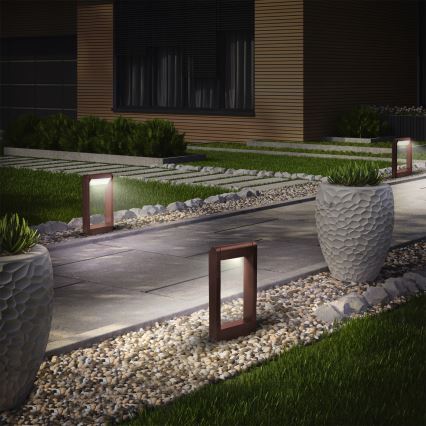 Brilagi - LED spoljašnja lampa CROTONE LED/7W/230V braon IP54 30 cm