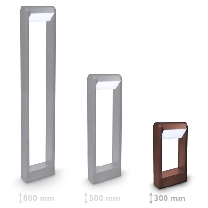 Brilagi - LED spoljašnja lampa CROTONE LED/7W/230V braon IP54 30 cm
