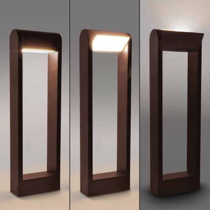 Brilagi - LED spoljašnja lampa CROTONE LED/7W/230V braon IP54 50 cm
