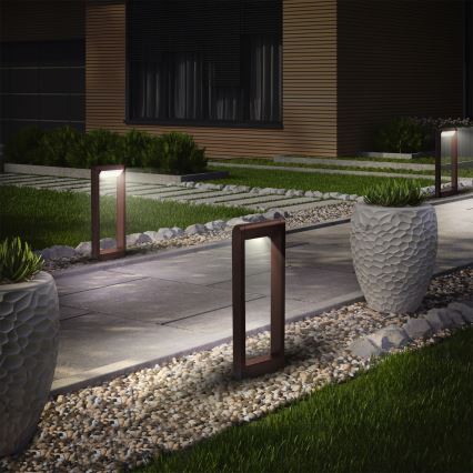 Brilagi - LED spoljašnja lampa CROTONE LED/7W/230V braon IP54 50 cm