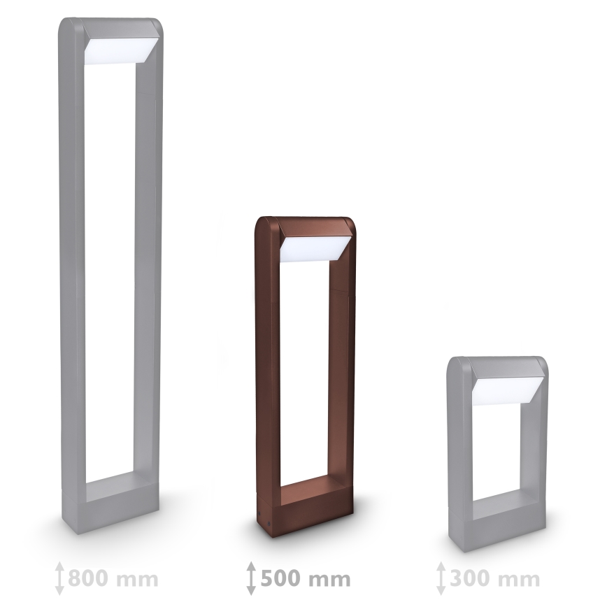 Brilagi - LED spoljašnja lampa CROTONE LED/7W/230V braon IP54 50 cm