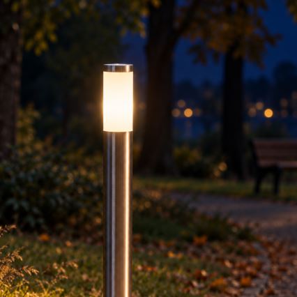 BRILAGI - LED spoljašnja lampa ELIA 1xE27/7W/230V 4000K IP44 100 cm mat hrom