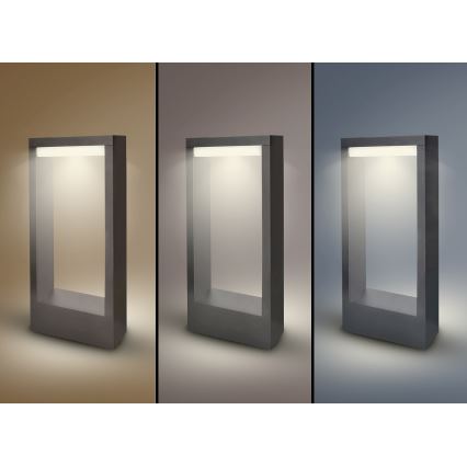 Brilagi - Spoljašnja LED lampa RAGUSA LED/7W/230V 3000/4000/6000K antracit IP54 30 cm