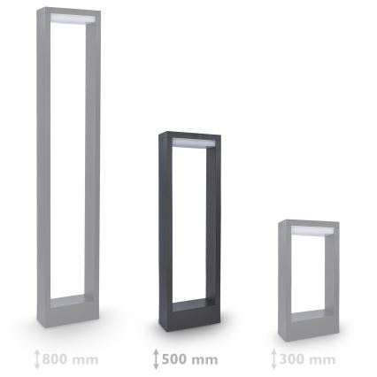 Brilagi - RAGUSA LED spoljna lampa, 7W, 230V, 3000/4000/6000K, antracit, IP54, 50 cm