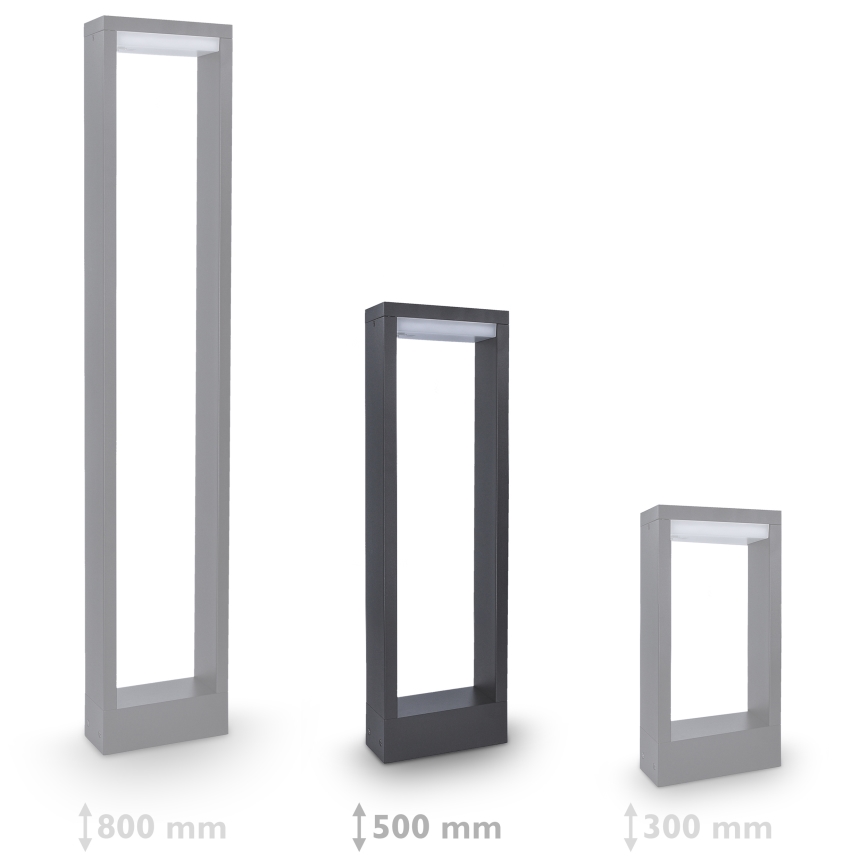 Brilagi - RAGUSA LED spoljna lampa, 7W, 230V, 3000/4000/6000K, antracit, IP54, 50 cm