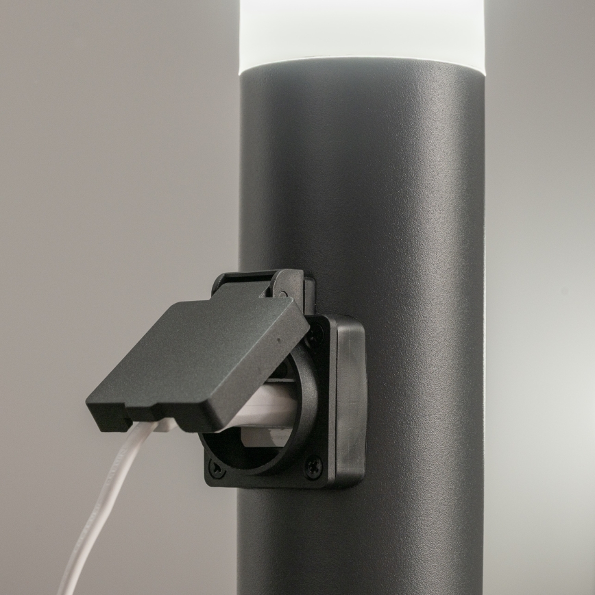 BRILAGI - LED spoljna lampa sa utičnicom ELIA 1xE27/7W/230V 4000K IP44 50 cm antracit