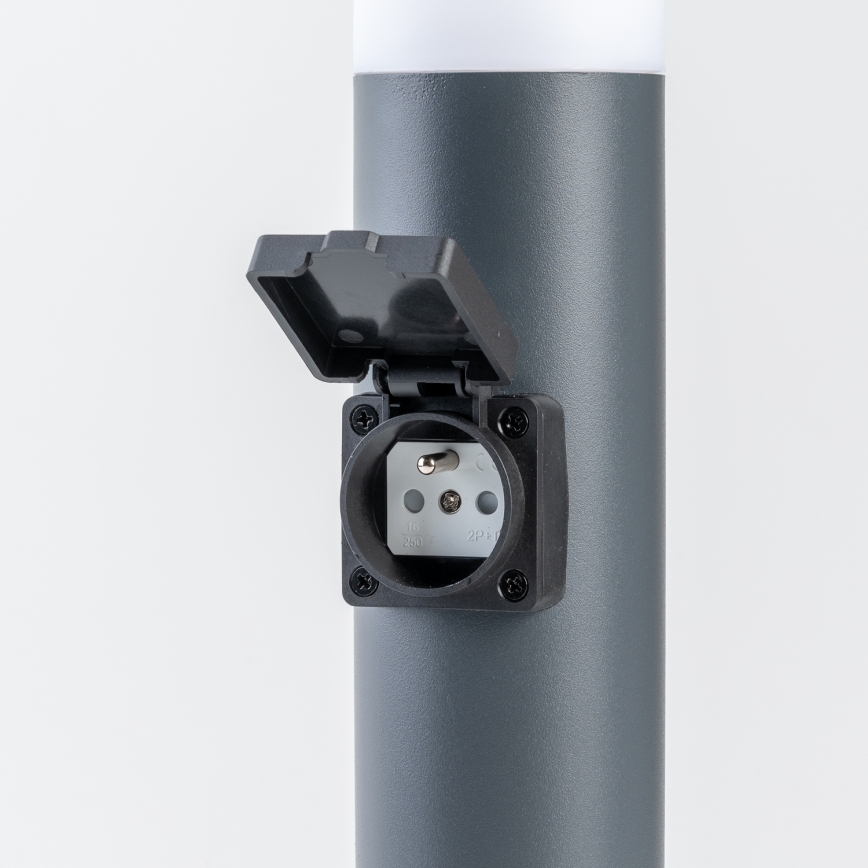 BRILAGI - LED spoljna lampa sa utičnicom ELIA 1xE27/7W/230V 4000K IP44 50 cm antracit