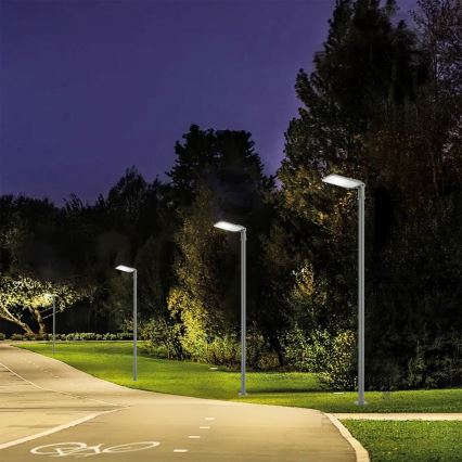 Brilagi - LED spoljašnja ulična lampa sa stubom i zglobom 3 m URBANLIGHT LED/200W/230V siva IP65