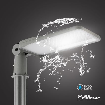 Brilagi - LED spoljašnja ulična lampa sa stubom i zglobom 3 m URBANLIGHT LED/200W/230V siva IP65