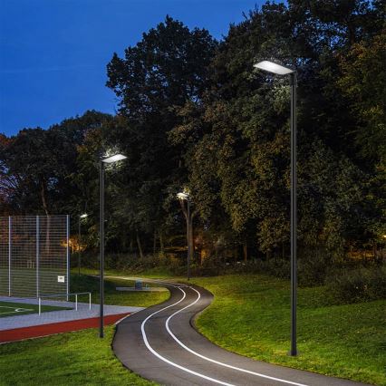 Brilagi - LED ulična lampa za spoljašnju upotrebu sa stubom i zglobom 4 m URBANLIGHT LED/200W/230V crna IP65