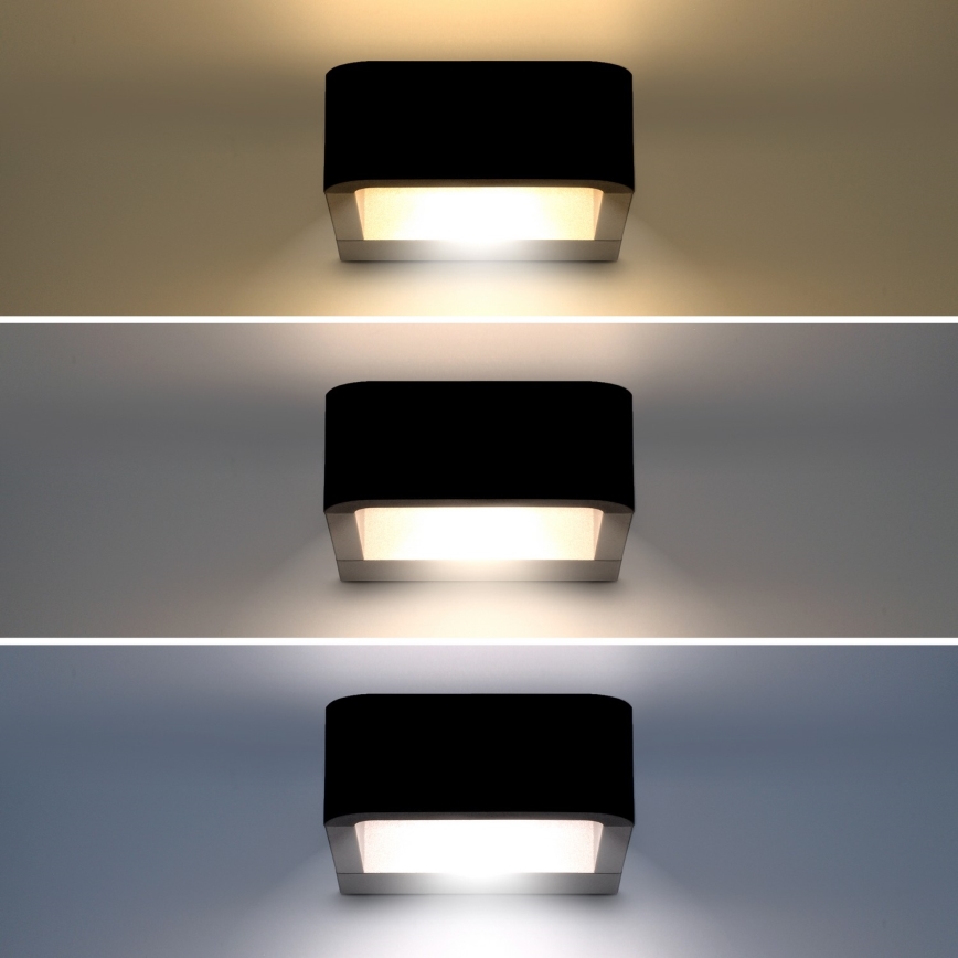 Brilagi - LED spoljašnje zidno svetlo BARI LED/7W/230V 3000/4000/6000K crno IP54