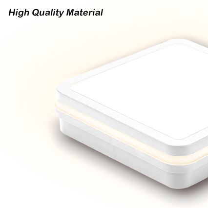 Brilagi - LED spoljašnja svetiljka BENE LED/18W/230V 22x22 cm bela IP54