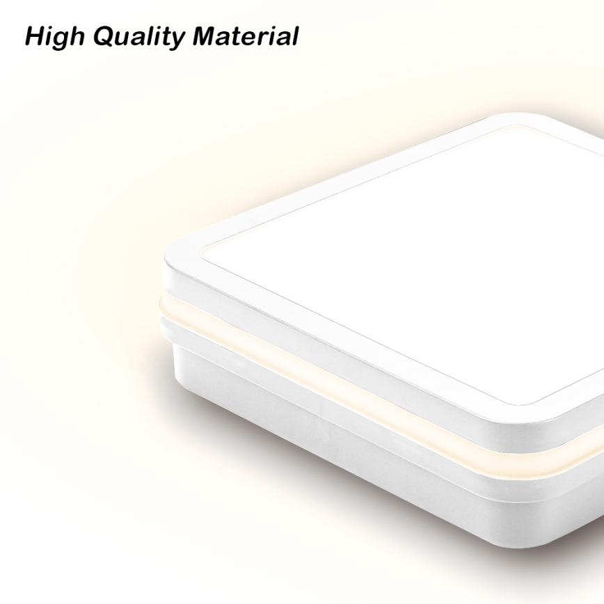 Brilagi - LED spoljašnja svetiljka BENE LED/18W/230V 22x22 cm bela IP54