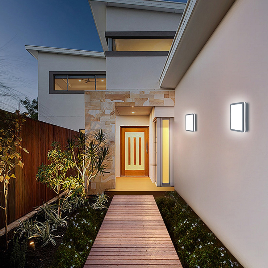 Brilagi - LED spoljašnja svetiljka BENE LED/24W/230V 26x26 cm antracit IP54