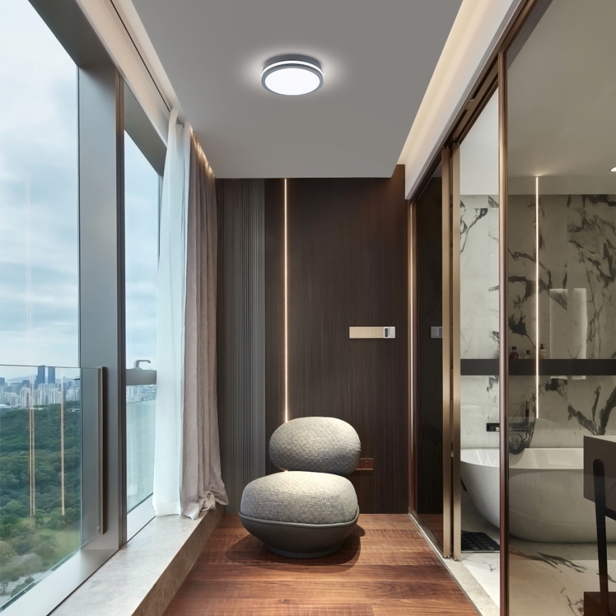 Brilagi - LED spoljna svetiljka BENE LED/24W/230V prečnika 26 cm antracit IP54