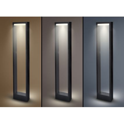 BRILAGI - LED spoljašnja svetiljka RAGUSA LED/7W/230V 3000/4000/6000K crna IP54 80 cm