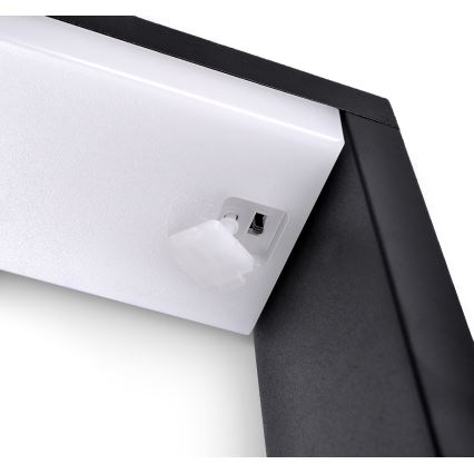 BRILAGI - LED spoljašnja svetiljka RAGUSA LED/7W/230V 3000/4000/6000K crna IP54 80 cm