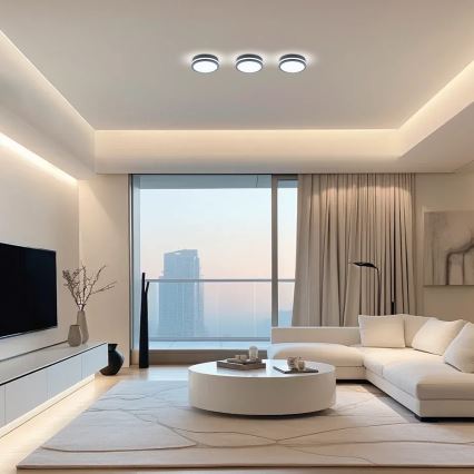 Brilagi - LED spoljašnje svetlo sa senzorom BENE LED/18W/230V prečnik 22 cm antracit IP54