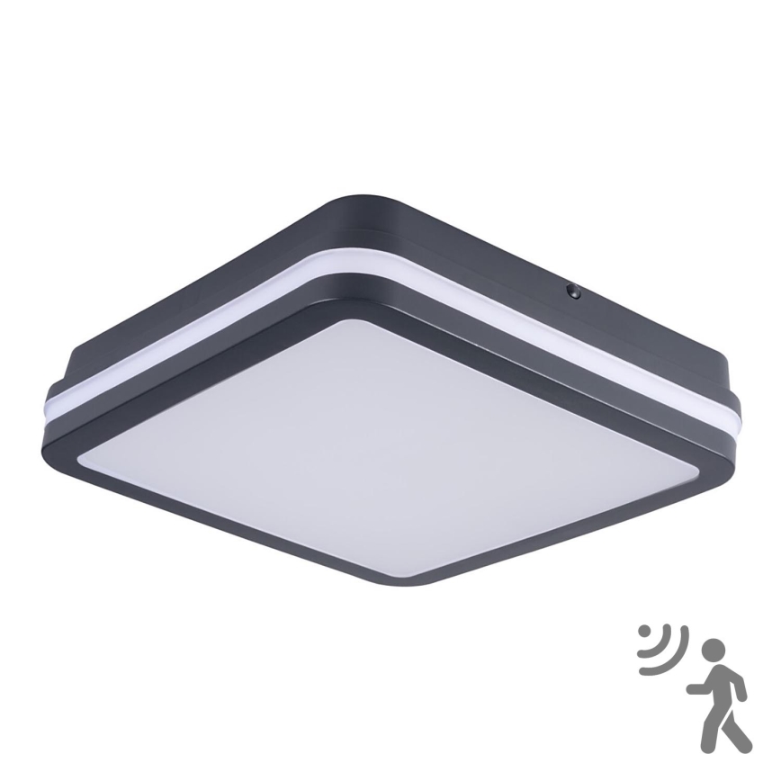 Brilagi - LED spoljna svetiljka sa senzorom pokreta BENE LED/24W/230V 26x26 cm antracit IP54