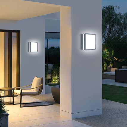 Brilagi - LED spoljna svetiljka sa senzorom pokreta BENE LED/24W/230V 26x26 cm antracit IP54