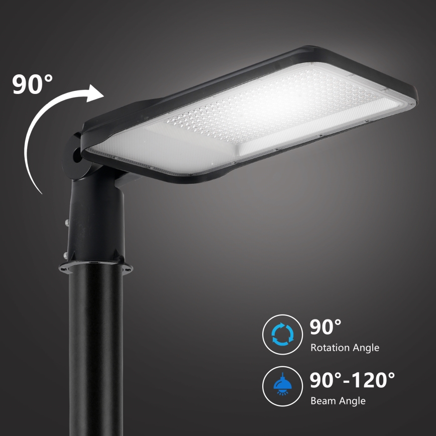 Brilagi - LED spoljna ulična lampa sa stubom i zglobom 3 m URBANLIGHT LED/200W/230V crna IP65