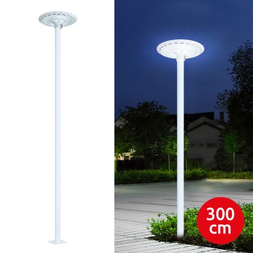 Brilagi - LED Spoljašnja ulična lampa sa stubom 3 m URBANSPARK LED/120W/230V bela IP65