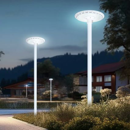 Brilagi - LED Spoljašnja ulična lampa sa stubom 3 m URBANSPARK LED/120W/230V bela IP65