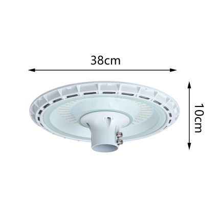 Brilagi - LED Spoljašnja ulična lampa sa stubom 3 m URBANSPARK LED/120W/230V bela IP65