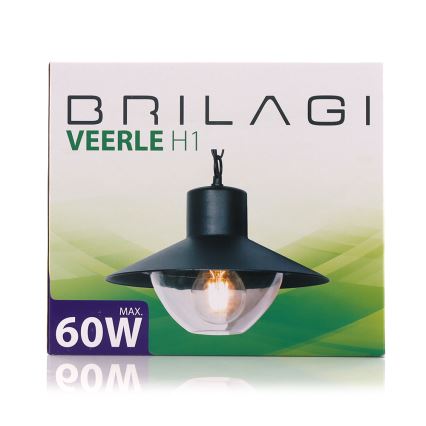 Brilagi -  LED spoljašnja viseća svetiljka VEERLE 1xE27/60W/230V IP44