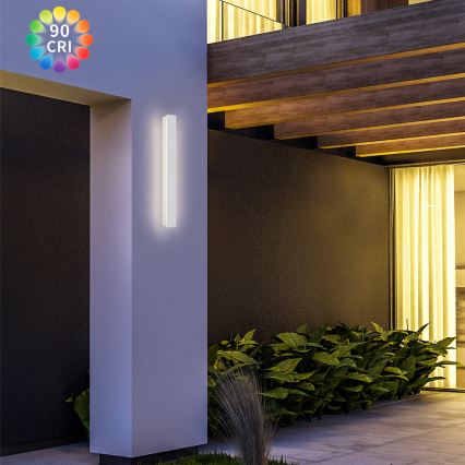 BRILAGI - LED spoljašnja zidna svetiljka LINEAR LED/12W/230V 3000K IP65 50 cm bela CRI 90