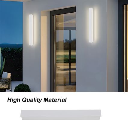 BRILAGI - LED spoljašnja zidna svetiljka LINEAR LED/12W/230V 3000K IP65 50 cm bela CRI 90