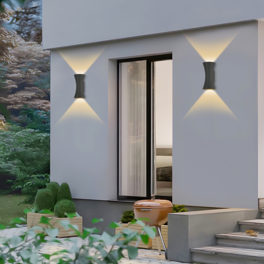 BRILAGI - LED spoljašnja zidna svetiljka BICON LED/10W/230V antracit IP44