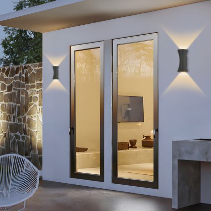 BRILAGI - LED spoljašnja zidna svetiljka BICON LED/10W/230V antracit IP44