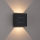 Brilagi - LED spoljašnja zidna svetiljka DOUBLERAY LINE LED/6W/230V crna IP54
