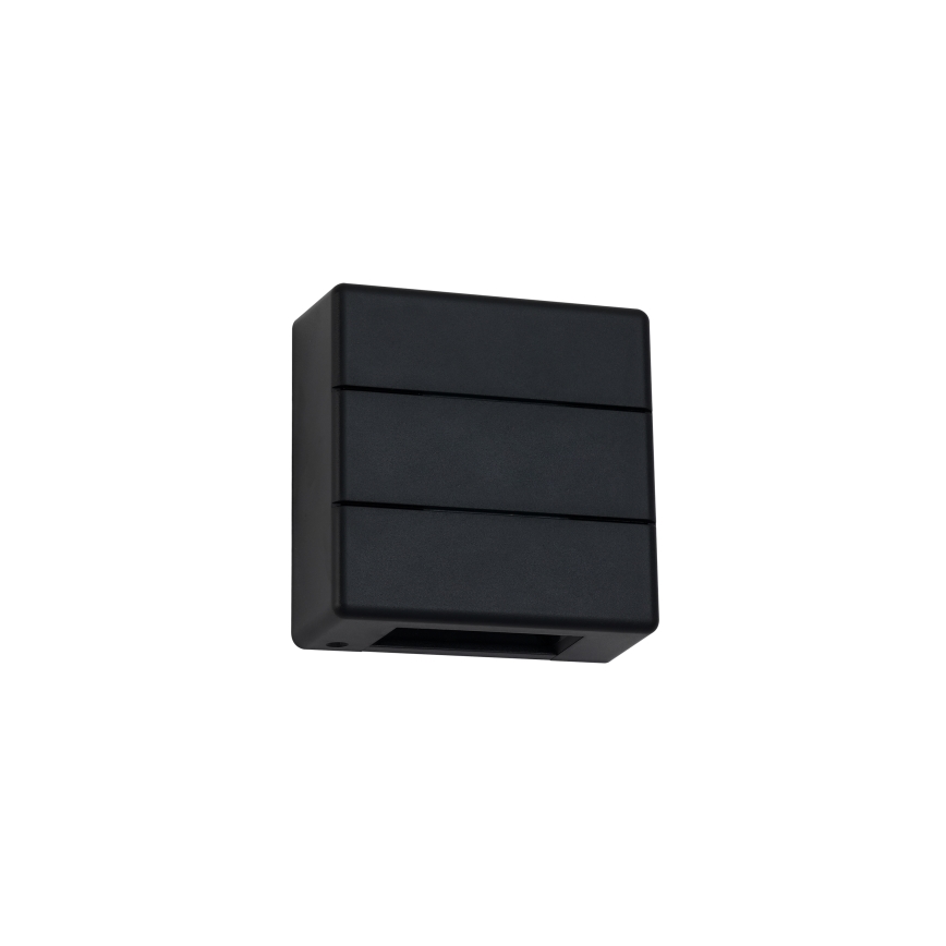 Brilagi - LED spoljašnja zidna svetiljka DOUBLERAY LINE LED/6W/230V crna IP54