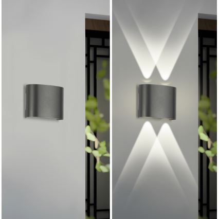 Brilagi - LED spoljašnja zidna svetiljka FLAREBOX LED/4W/230V antracit IP65