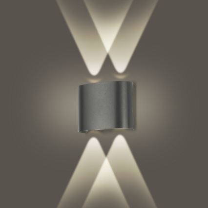 Brilagi - LED spoljašnja zidna svetiljka FLAREBOX LED/4W/230V antracit IP65