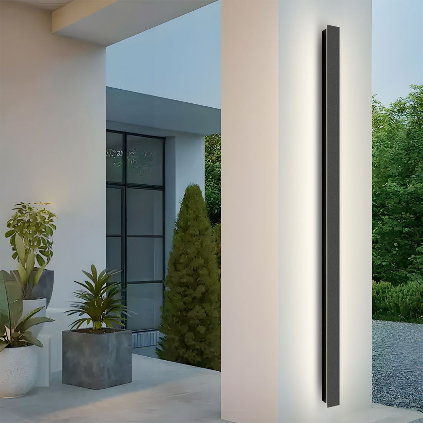 Brilagi - Spoljašnje LED zidno svetlo LINEAR LED/32W/230V 3000K IP65 140 cm crna CRI 90