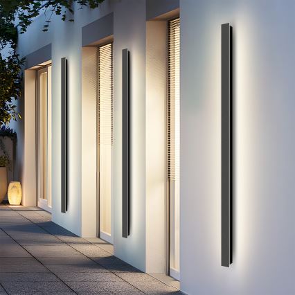 Brilagi - Spoljašnje LED zidno svetlo LINEAR LED/32W/230V 3000K IP65 140 cm crna CRI 90